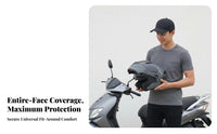 3C Certified Flip-up Full-Face Helmet Removable and Washable Liner Flip up Full Face Helmet Lightweight Design Safeguarding Headwear Quick Release Buckle for Riders with Large Heads, Street Riding, Commuting, Touring