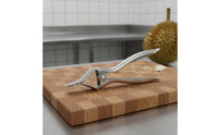 Stainless Steel Durian Opener Multi-Purpose Durian Opener Tool Heavy Duty Fruit Shell Opening Clip Long-Lasting Construction for Chefs, Commercial Kitchens, Restaurants