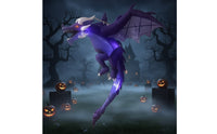 Inflatable Dragon with LED Halloween Hanging Dragon Decorations Lighted Outdoor for Yard, Haunted House