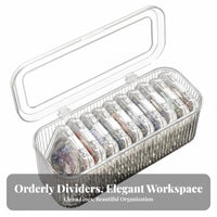 particle-resistantresistant Clear pin Case particle-resistantresistant Clear Collectible Box Stackable Design Display Container adaptable Storage for Collectors, Gift Givers, Desk Organization, Desktop, Home Decor, Shelves