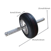 Fitness Wheel Knurled Ab Training Wheel Heavy-Duty Workout Roller for Fitness Enthusiasts