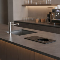 Built-in Cup Washer Automatic Recessed Cup Rinser Compact for Baristas, Espresso Stations, Coffee Shops, Kitchen Sinks
