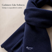 Fleece Winter Warm Scarf Solid Color Neck Warmer Outdoor Extended Length