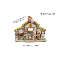 Stable Nativity Ornament Decorative Tabletop Decoration Collectible Decor