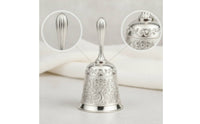 Decorative Hand Bell with Peacock Motif Elegant Metal Hand Bell Retro Handbell Compact for Collectors, Home Decor, Classroom