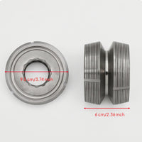Spiral Shaft Clutch Splined Clutch Assembly Ribbed Coupling for Workshop