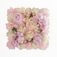 Rose Hydrangea Flower Wall Panel Dense Decorations Lifelike for Weddings