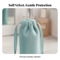 Dust-Proof Velvet Lipstick Bag Portable Mini Lipstick Bag Multi-Functional Storage for Makeup Users, Travelers, Daily Use, Gifting, Handbag