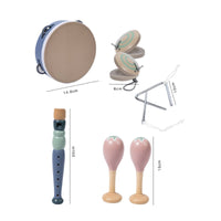 Early Learning Rhythm Percussion Instrument Set Develops Movement Skills Toddler Musical Instrument Set Great Gift Toddler Percussion Toy Kit for Toddlers, Preschoolers, Preschool, Music Class, Classroom, Daycare