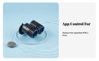 Double Head Aquarium Pump Quiet Aquarium Water Circulator Pump Freshwater and Saltwater Use Submersible Water Circulator for Marine Aquariums