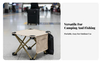 Portable Fishing Stool Easy Setup Outdoor Foldable Stool Multi-Use Foldable Fishing Chair for Tourists, Campers, Camping, Picnics, Beach
