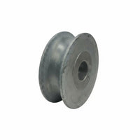 Heavy Duty Pulley, Steel Wire Rope Lifting Wheel, Nautical U-Type Thru-Hole Iron Pulley
