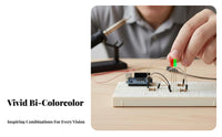 3-terminal two-colorColor light-emitting diode Common Anode/negative terminal 3-terminal Bi-Color light-emitting diode enclosure for Engineers