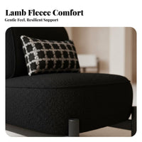 Chunky Single-Seater Sofa Wabi-Sabi Design Armchair high-end aesthetic Comfortable Seating for Homeowners, Business Owners