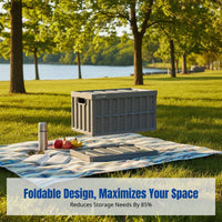 Multi-Purpose Foldable Storage Box, Car Trunk, Large Capacity, Reinforced Lid, Outdoor, Bedroom, Kitchen