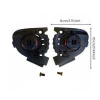 Helmet Visor Base with Screws Secure Replacement Kit Low-Profile Hardware for Motorcyclists