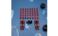 Tie Rods with Shock Absorbers Aluminum Damper Kit Lightweight Chassis Support Parts for RC Hobbyists