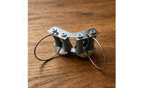 Curved Wire Frame Bridge-Style Line Guide Screw Mounted Two Roller Line Guide Compact