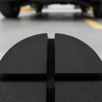 2 Pieces Heavy Duty Slotted Lift Pad Universal Fit Rubber Lift Pad Non-Slip Frame Protector Load-Bearing for Garage