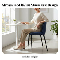 Italian Minimalist Design BalletItalian contemporary design Dining Chair Modern visual accentuate Seat Space-Saving Household Furnishing Ergonomic Curved spinerest for Apartment Dwellers, Interior Designers, Hotel, Kitchen, Living Room, Office
