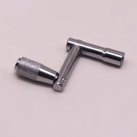 3 Pieces Drum Key with T-Handle Chrome Drum Key with Square Socket Standard Tool for Drummers, Percussionists, Stage Setup, Gig Bag
