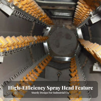 Tubes Clamp Spray Head Easy Installation for Particle Suppression, Humidification, Cooling