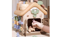Play House Interactive Activity House Multi Functional Busy Board Toy for Infants, Playroom