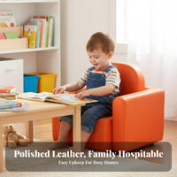 Safe Rounded Edges Convertible child's Chair and Table Easy to Clean kids' Table and Chair Set Long-Lasting Construction Toddler Armchair Waterproof Surface for Toddlers, Preschoolers, Parents, Playroom, Reading Corner, Bedroom, Nursery