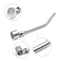 22mm Air Sensor Socket Removal Tool Long-Handle Air Sensor Socket Wrench Swivel Wrench with Swiveling Head Hard-to-Reach for Mechanics