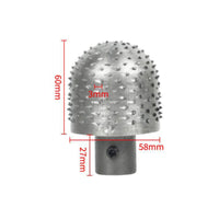 Coconut Grater Head with Spikes Electric Metal for Kitchen, Home Cooks