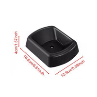 Sloped Sides Anti-Slip Wheel Block Rounded Corners Molded Rubber Chock Matte Finish Rubber Wheel Chock High Grip