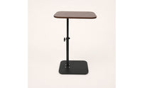 Compact Adjustable Side Table Space-Saving Height Adjustable Table Stable Furniture Slim-Profile for Small Apartments