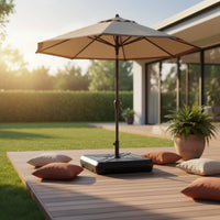 Thickened Water Umbrella Base Black Roman Umbrella Base Rustproof Outdoor Goods Wind-Resistant
