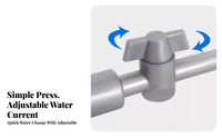 Siphon Water Changer Strong Suction Aquarium Siphon Vacuum Multi-Functional Fish Tank Gravel Cleaner for Pet Owners, Hobbyists, Home