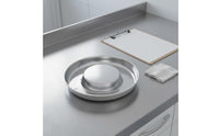 Stainless Steel Slow Feeder Bowl Promotes Digestion Reversible Dog Food Dish for Dogs