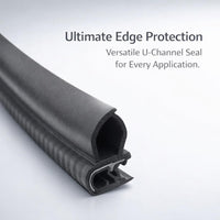 EPDM Rubber Seal Strip for Car Doors and Cabinets Weatherstrip Gasket, Waterproof Heat Resistant Noise Reduction