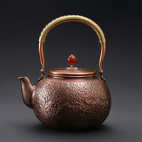 Copper Tea Kettle Handcrafted Copper Kettle Handmade Vessel for Collectors
