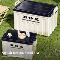 Utilitarian Design Storage Box Large Capacity Car Trunk Organizer Camping Storage Bin Portable Stackable Organizer Crate