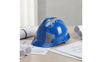 Hard Hat with Reflective Strips Breathable Safety Helmet with Ventilation Hard Hat with Vents Heavy-Duty Lightweight