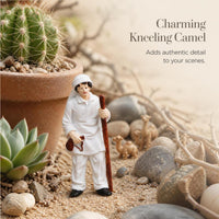 Miniature Desert Animal Figurines for Micro Landscape and Garden Decor