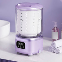 Compact Mini Washing Machine Space-Saving Portable Washer Small Washing Machine with Spin Dryer One-Button for Students, Travelers, Dorm Rooms, Apartments, Travel, Rv