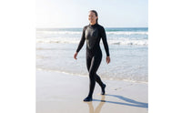 3mm Full-Body Wetsuit Streamlined One-Piece Wetsuit Snug Long-Sleeve Dive Skin Insulating for Children, Water Sports, Snorkeling, Surfing