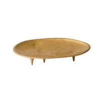 Decorative Fruit Plate Sculptural Fruit Plate with Feet Low-Profile Candy Dish for Sideboard