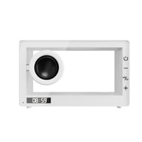 Touch Control Transparent Speaker Wireless Speaker with Rgb Light Portable Compact for Students, Teens, Desk, Bedroom, Dorm Room