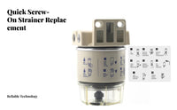 Petroleum Water Separator 10 Particle Size Filtration Petroleum Water Separator Strainer Easy To Install Auto-Venting Drain
