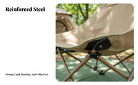 High rearrest Lowsilhouette Moon Chair Foldable Design Outdoor Furniture Lightweight Portable Seating rapid-folding for Campers, Beachon-the-on-the-moveers, Camping, Picnics, Beach, rearyard