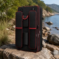 Fishing Bag with Compartment, Fishing Rod Case, Portable Large Capacity Backpack, 70cm Oxford Fabric