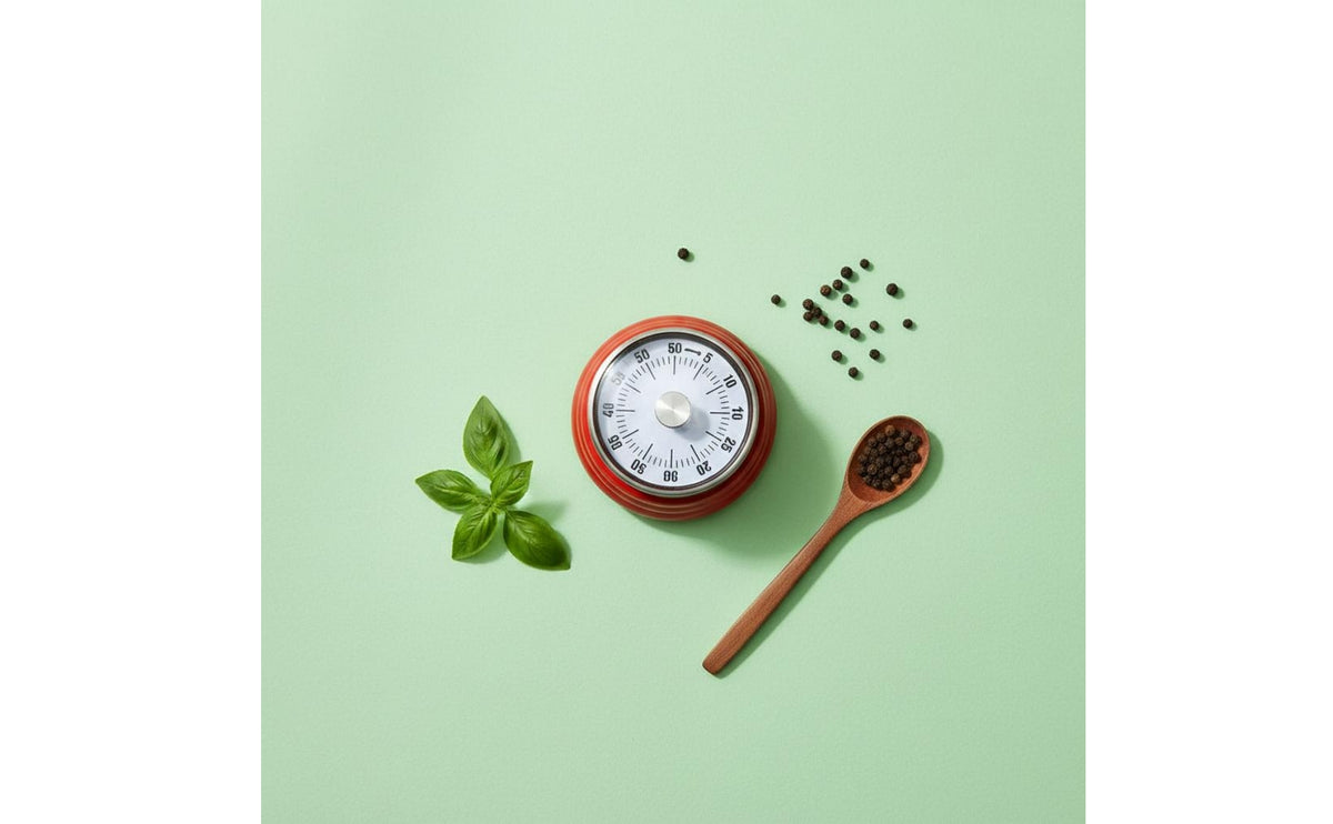 Mechanical Kitchen Timer Manual Hand-Cranked Timer No Needed Timekeeping Device for Kids, Teachers, Cooking, Learning, Classroom