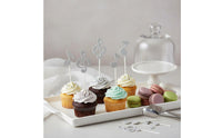 6 Pieces Pre-Cut Musical Note Cake Toppers DIY Assembly Music Note Cupcake Pick Musical Symbol Cake Topper