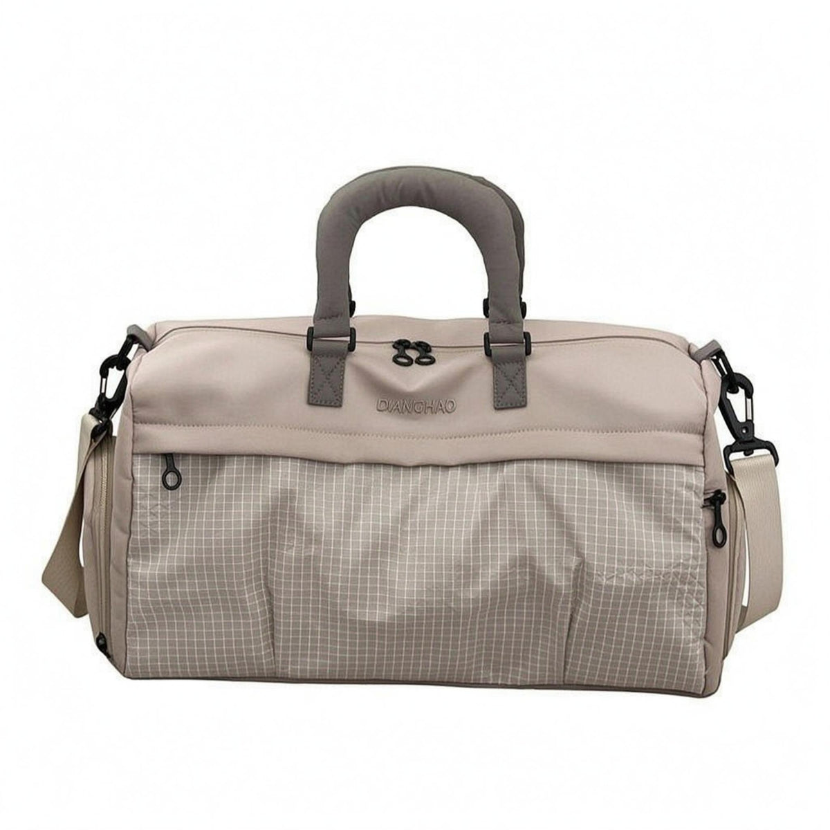 Zippered Compartments Travel Duffel Padded Handles Gym Duffel Bag Detachable Shoulder Strap Sports Travel Bag Multiple Pockets